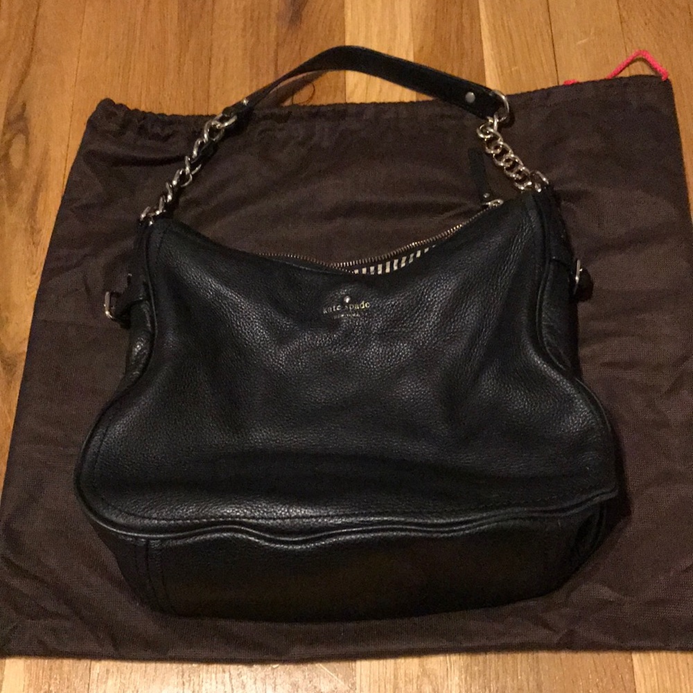 kate spade Cobble Hill Finley black leather bag